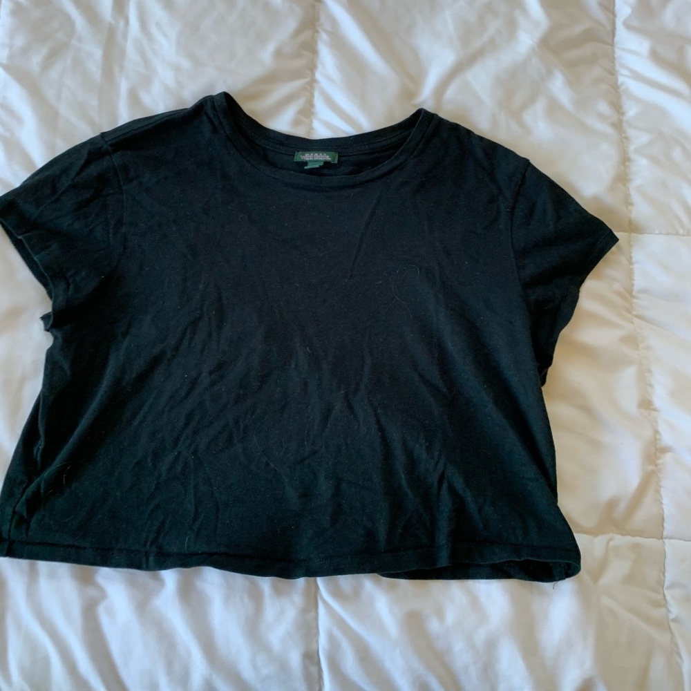 black crop top